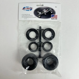 Atlantis Models 1012 Funny Car Tire Slicks Set 1:16 NEW - Picture 1 of 2