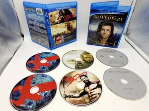 Epic Blu-ray Set: Braveheart, 300, Troy Director's Cut, Alexander Final Cut... - Picture 1 of 7