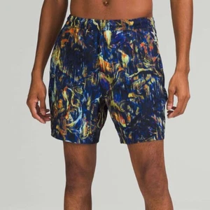 Lululemon Pace Breaker gefütterte Herrenshorts 7" Hyper Flow blau mehrere Größen Medium - Bild 1 von 11