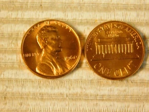 1960 Lincoln Memorial Cent Penny Stempelglanz - Bild 1 von 4
