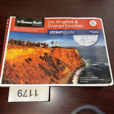 The Thomas Guide by Rand McNally Los Angeles & Orange County Street Guide 54th Foto 1 de 4