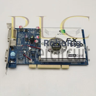 NEW 1X FX5500 independent 256M 128bit DVI dual-screen multi-screen graphics card - Image 1 of 4