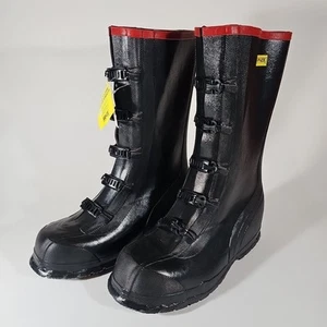Botas de goma Ranger de 5 hebillas para hombre talla 9 hormigón nieve T369 - Imagen 1 de 6