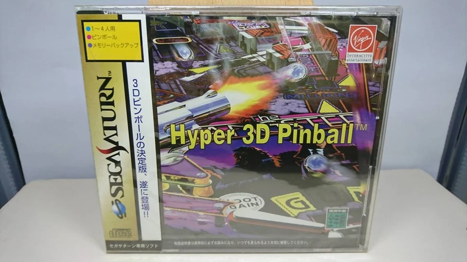 SEGA SATURN Hyper 3D Pinball Japan import Factory F/S SS