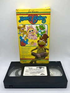 The Muppet Babies VHS 1987 Favorite Video Storybooks VCR Tape Kermit Piggy Avon - Foto 1 di 3