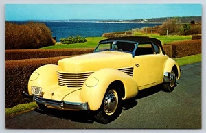 Postal de colección 1937 Cord Modelo 812 Phaeton Heritage Plantation Sandwich MA - Imagen 1 de 2