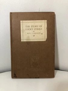 Vintage 1938 The Story of Lucky Strike Roy C. Flannagan Worlds Fair Edition Book - Picture 1 of 6