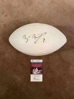 Ben Roethlisberger Autografiado Fútbol Pittsburgh Steelers AUTENTICACIÓN JSA Foto 1 de 4