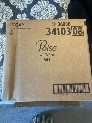 Almohadillas Poise para mujer, 5 gotas de absorción máxima, longitud larga, 128 CT Foto 1 de 2