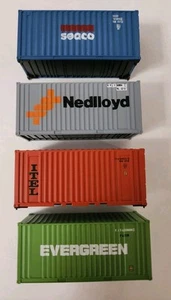 (4) HO 20' Wellpappenbehälter - Nedlloyd, Seaco, ITEL, Evergreen - Bild 1 von 4