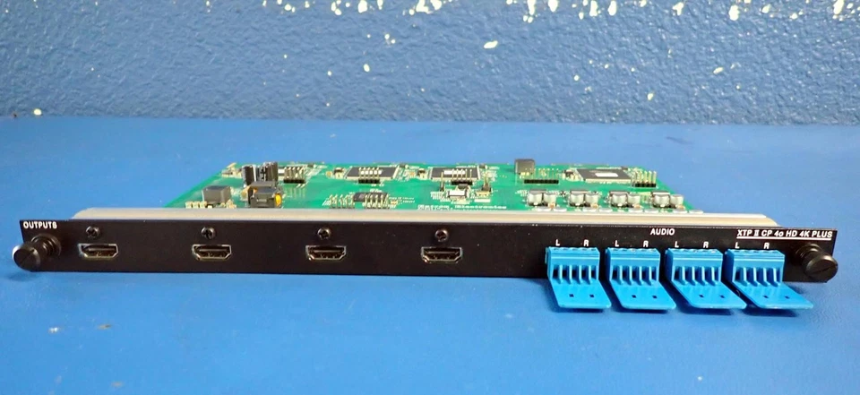EXTRON XTP II CP 4O HD 4K PLUS 4-Output, 4k/60 HDMI w/ Stereo|  70-1113-01 - Image 1 of 4