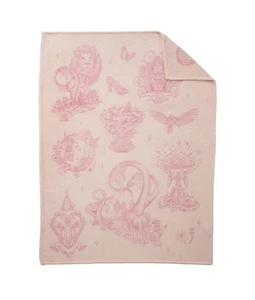 Wicked: For Good x Katie Kime Plush Throw Blanket Pink NEW - Picture 1 of 5