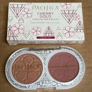 PACIFICA CHERRY GOLD HIGHLIGHTER BLUSH 8g/.28oz VEGAN CRUELTY-FREE - Picture 1 of 2