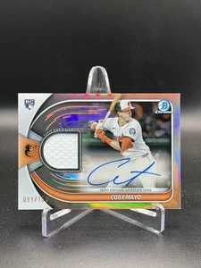 2025 Bowman Chrome Coby Mayo Auto Relic 98/150 RC Auto RPA Orioles BCAR-CM - Bild 1 von 2