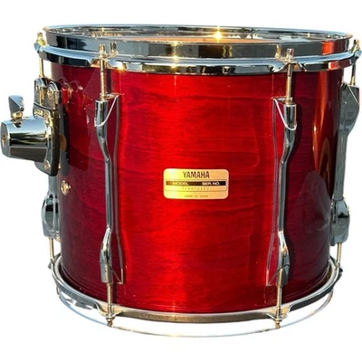 Yamaha Grabación Personalizada TT913Y 13x12 Tom Tambor Madera de Cerezo Japón Muy Brillante En muy buena condición Foto 1 de 4