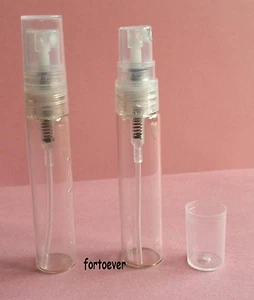 Nuova fiala profumo vetro 35 pezzi 5 ml SPRAY piccola bottiglia 14*74 mm per trucco - Foto 1 di 2