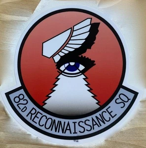USAF 82D RECONNAISSANCE SQUADRON STICKER WATERPROOF NEW D181 - Picture 1 of 1