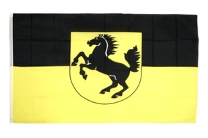 Fahne Deutschland Stadt Stuttgart Flagge Stuttgarter Hissflagge 90x150cm - Picture 1 of 1