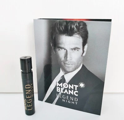 Mont Blanc Legend Night Eau de Toilette Cologne mini Spray for men, 1.2ml, New! - image 1 of 4