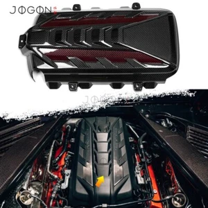Cubiertas de motor de carbono real para Corvette C8 Stingray convertible cupé Z51 HTC 20+ - Imagen 1 de 14