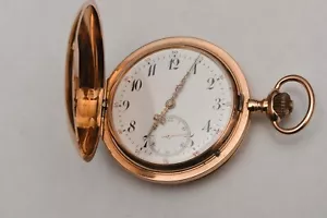 IWC Schaffhausen Taschenuhr 585 / 14K Roségold Gold ø 53 mm Uhr Handaufzug - Bild 1 von 7