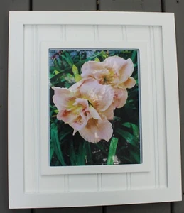 Framed Signed Digital Color Photograph "Apricot Summer Lilies"-Signed by Martin - Picture 1 of 2
