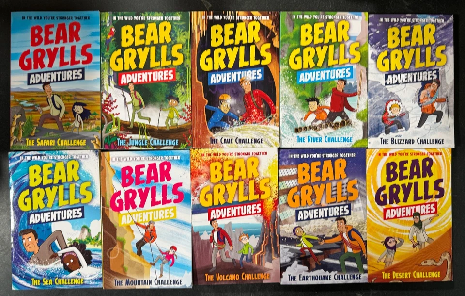 Near Complete Series Set BEAR GRYLLIS ADVENTURES Lot 10 Kids books - Image 1 of 1