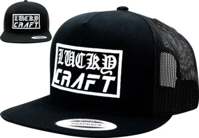 Etiqueta rectangular LUCKY CRAFT LC - blanco y negro Foto 1 de 3