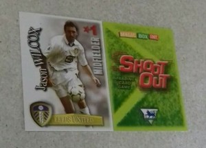 SHOOT OUT CARD 2003/04 (03/04) - Green Back - Leeds United - Jason Wilcox