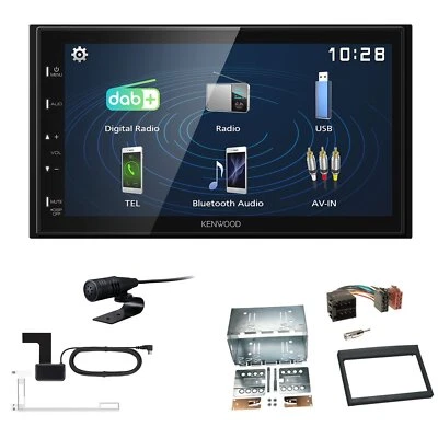 Kenwood 2DIN DAB+ Autoradio für Porsche Boxster 1996-2004 schwarz - Bild 1 von 4