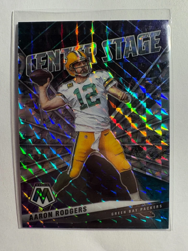 K324,881 - 2021 Panini Mosaic Center Stage Mosaic #6 Aaron Rodgers - Image 1 of 1