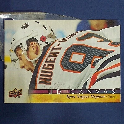 RYAN NUGENT-HOPKINS  2017/18  Upper Deck  Canvas  #C153  Oilers - Image 1 of 2