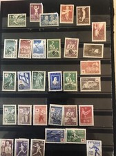 Collection Of Foreign On Cards Mint Finland All Semi Postals