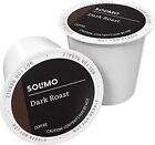 Solimo 100 Ct. Dark Roast Coffee Pods, Compatible with Keurig 2.0 K-Cup Brewers