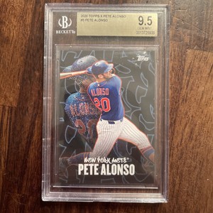2020 Topps X Pete Alonso #3 BGS 9.5 Gem Mint 