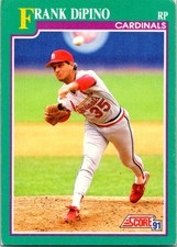 1991 Score Baseball Frank DiPino St. Louis Cardinals #553 v2