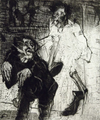 DDR. "Murphy", 1984. Aquatinta Michael DILLER (1950-1993 D), handsigniert - Bild 1 von 3