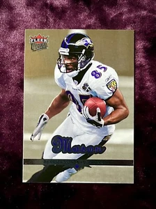 Camiseta deportiva Derrick Mason 2006 Fleer Ultra Gold #16 como nueva Ravens Legends Titans Lamar - Imagen 1 de 2