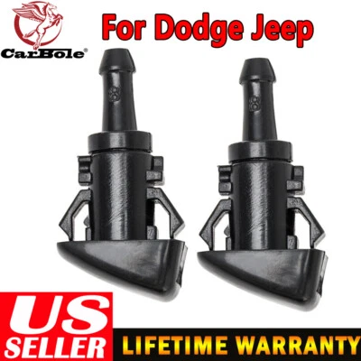 PARA DODGE RAM 1500 2500 3500 Brújula BOQUILLA FLUIDO LAVADORA PARABRISAS 4805742AB Foto 1 de 4