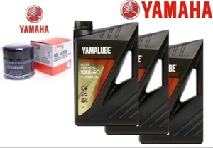 KIT TAGLIANDO YAMALUBE FS FILTRO OLIO YAMAHA MT 07 MT 09 100% SINTETICO - Foto 1 di 2