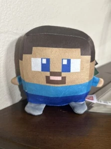 NWT Minecraft Steve Cuutopia Plush Mattel 10” Stuffed Collectible Doll Pillow - Picture 1 of 5
