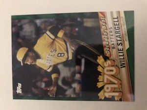 2020 Topps Series 2 Decades’ Best WILLIE STARGELL Green Parallel #DB-43 Pirates