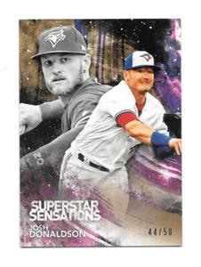2018 Topps Josh Donaldson Gold Superstar Sensations 44/50 - Blue Jays - #sss-3 - Imagen 1 de 1