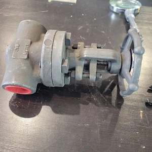 BONNEY FORGE HL11 Gate Valve 1" 800 Threaded CR13 A105N Steel Trim 8 NEW $39 - Picture 1 of 7