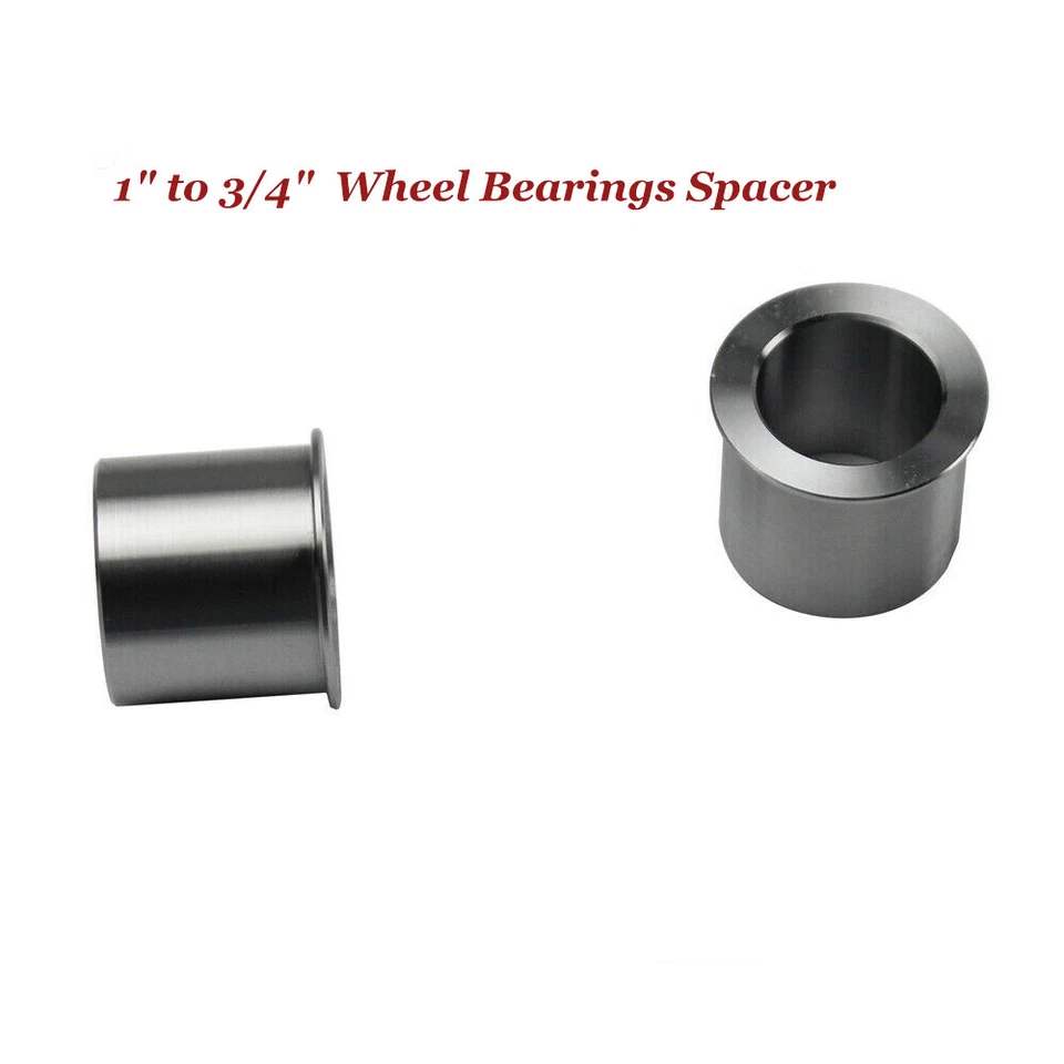Wheel Bearing 1" to 3/4" Axle Reducer Spacer Adapter for Harley Motorcycle Bike - Image 1 of 4