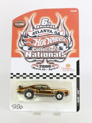 Hot Wheels 2006 6th Nationals Gold Chrome Olds 442 - Image 1 of 3
