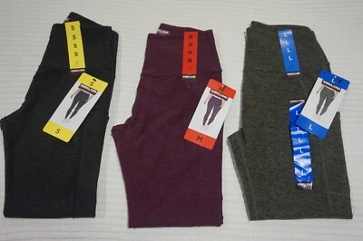 Kirkland Signature Ladies Brushed Leggings With Pockets - 3 COLOURS ALL SIZES
