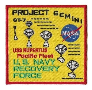 NASA Gemini 7 USS Rupertus Raumfahrtprogramm US Navy Schiff Bergung Kraft Patch - Bild 1 von 1