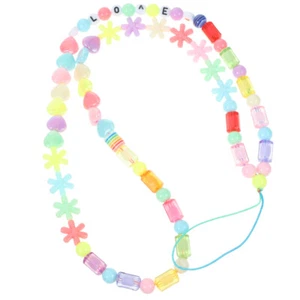 Phone Charm Beaded Phone Strap Charm Bohemian Phone Chain Anti-lost Lanyard - Zdjęcie 1 z 12