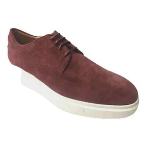 SCARPE POLACCHINO CASUAL UOMO CAMPANILE 70693 PELLE ROSSO ORIGINALE PE - Imagen 1 de 6